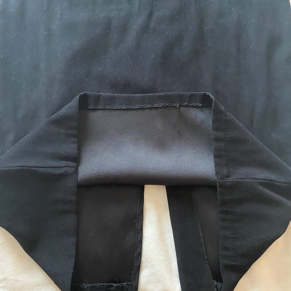 Black Maxi Skirt with Sexy Back Split - Picture 10 of 10